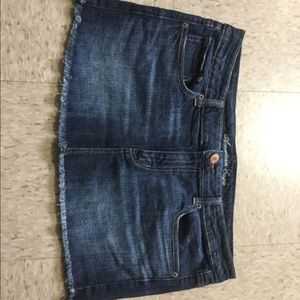 American eagle mini jean skirt.